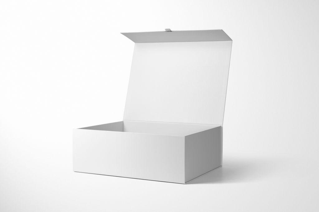 时尚精致长方形礼盒包装PSD样机贴图模版Magnetic Gift Box Mockup Set