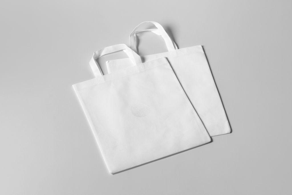 布袋手提袋样机PSD贴图模版material bag mock up